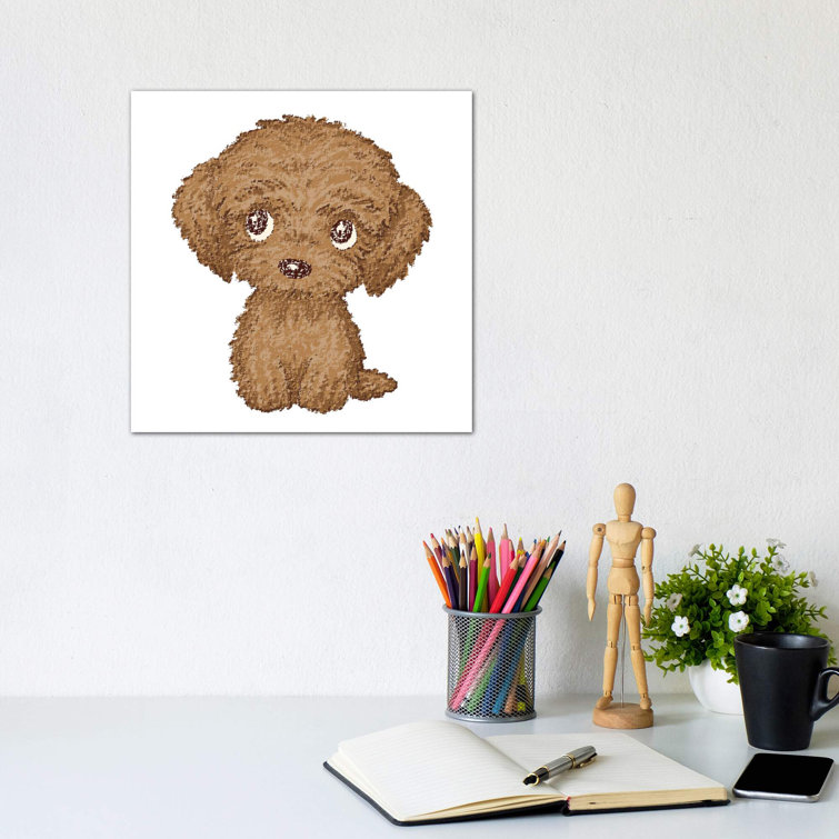 Toy shop poodle painting